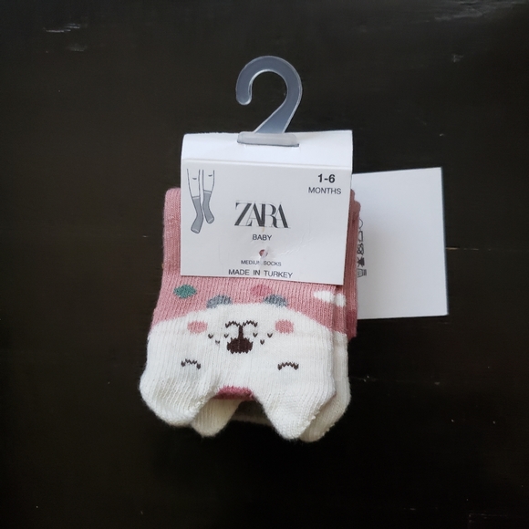 zara baby socks